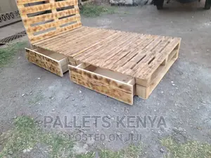 Pallets Bed - 4x6 Pallet Bed- Detachable With Big Drawers