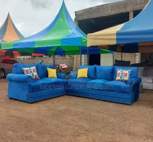 Blue 5 Seater Sofa
