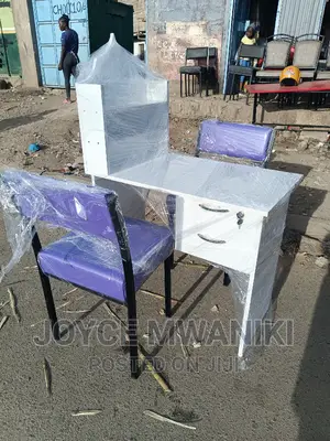 Manicure Set 1 Table and 2 Manicure Chairs.