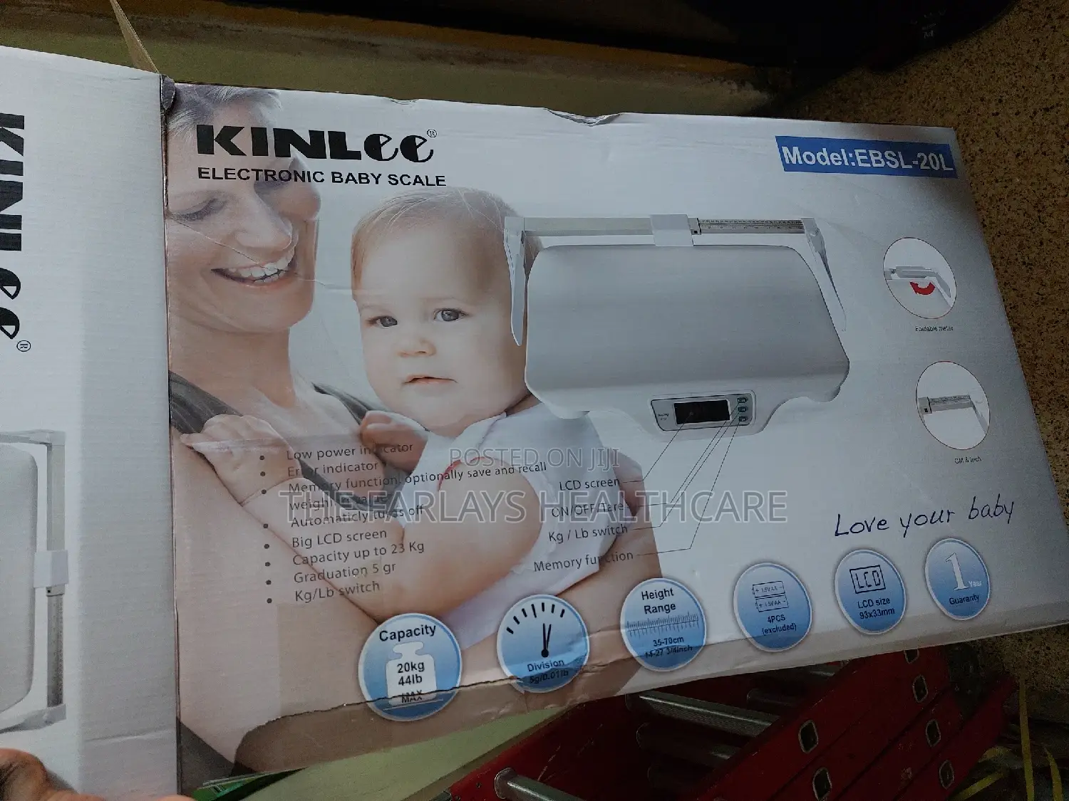 Digital Baby Scale With Height Scale.