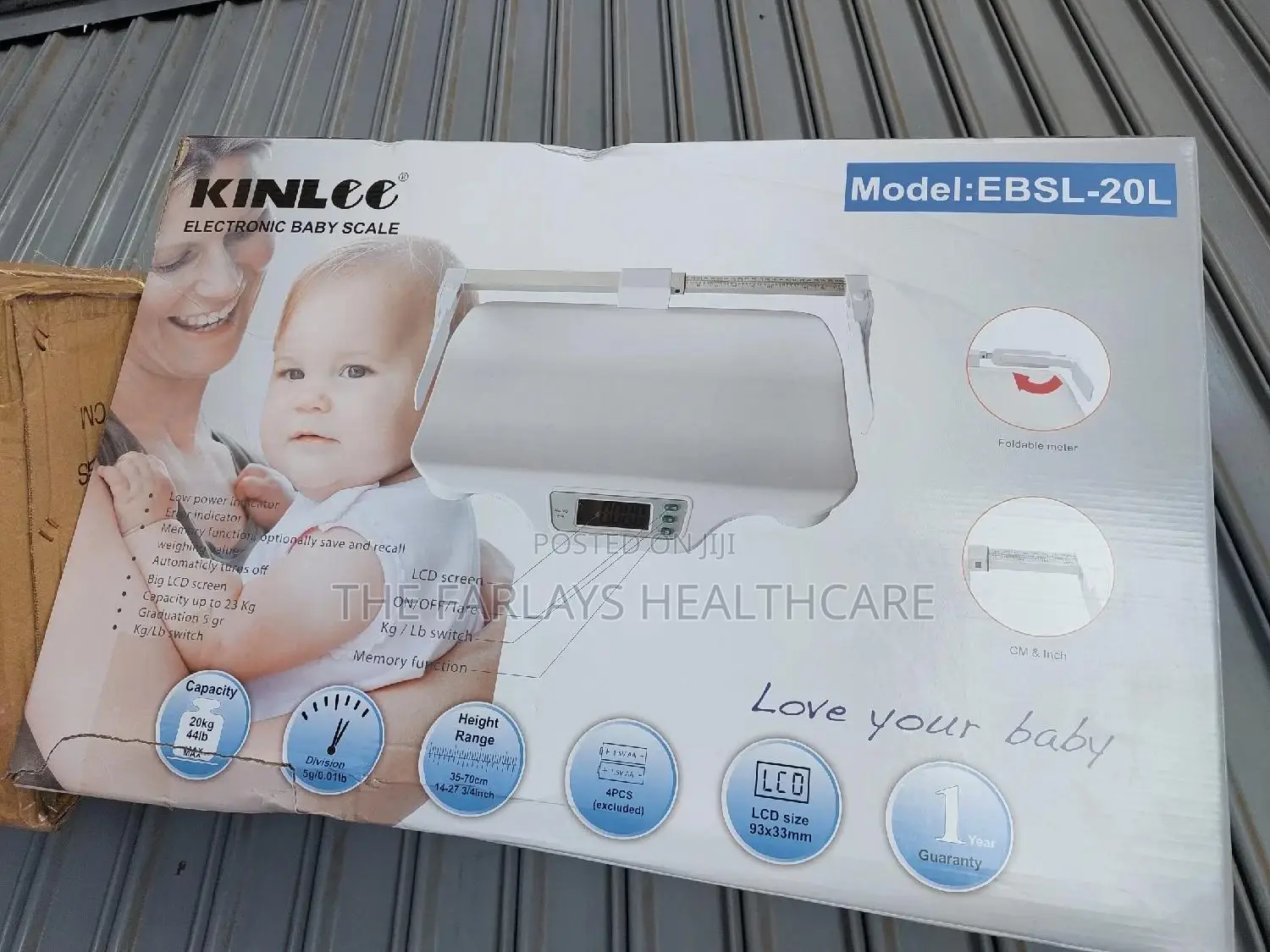Digital Baby Scale With Height Scale.
