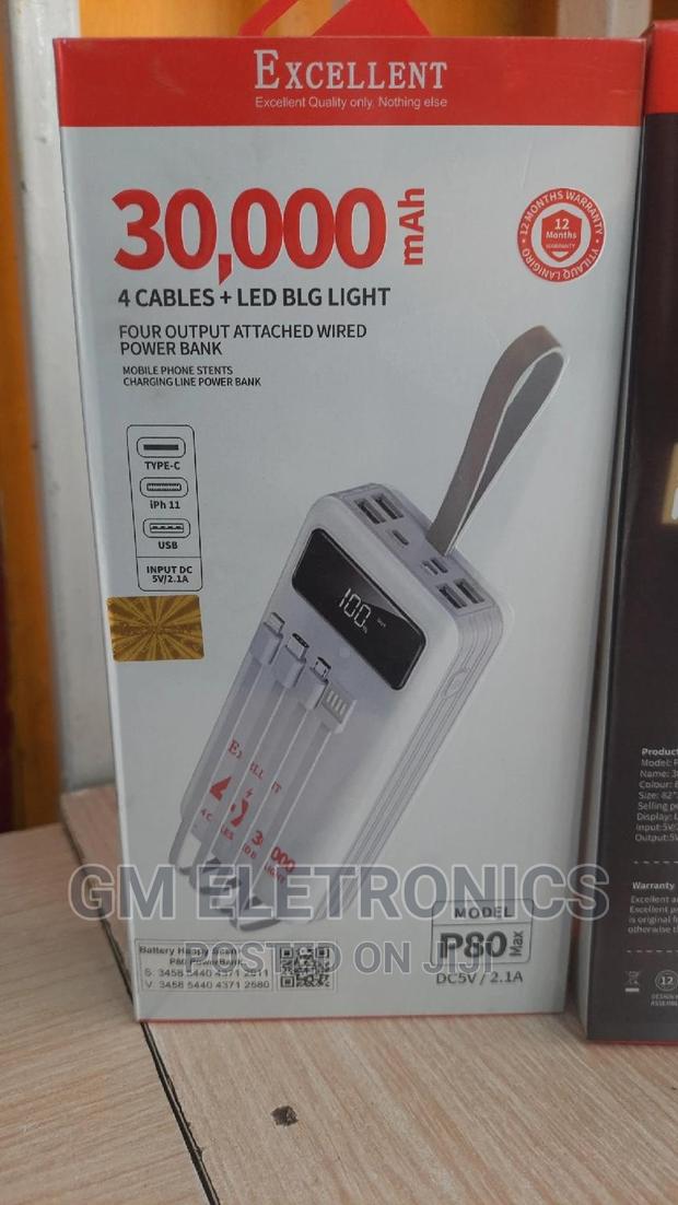 Portable 30000mah Portable Powerbank. - main view