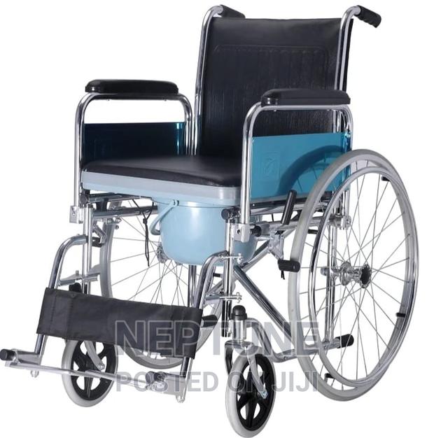 Standard Commode Wheelchair - main view
