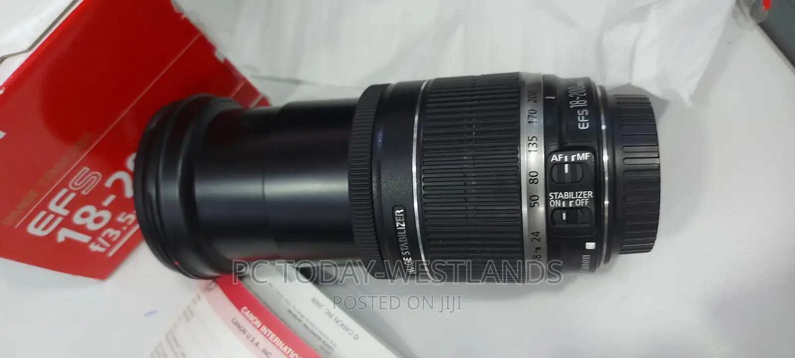 Canon EF-S 18-200mm F/3.5-5.6 IS Zoom Lens for Canon DSLR