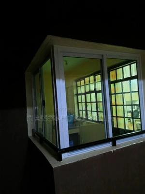 White Glazed Aluminum Balcony - main view