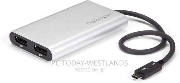 Startech.Com Thunderbolt 3 to Dual Displayport Adapter 60 - thumbnail 2