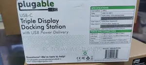 Plugable 13-in-1 USB-C Triple Monitor Docking Station With