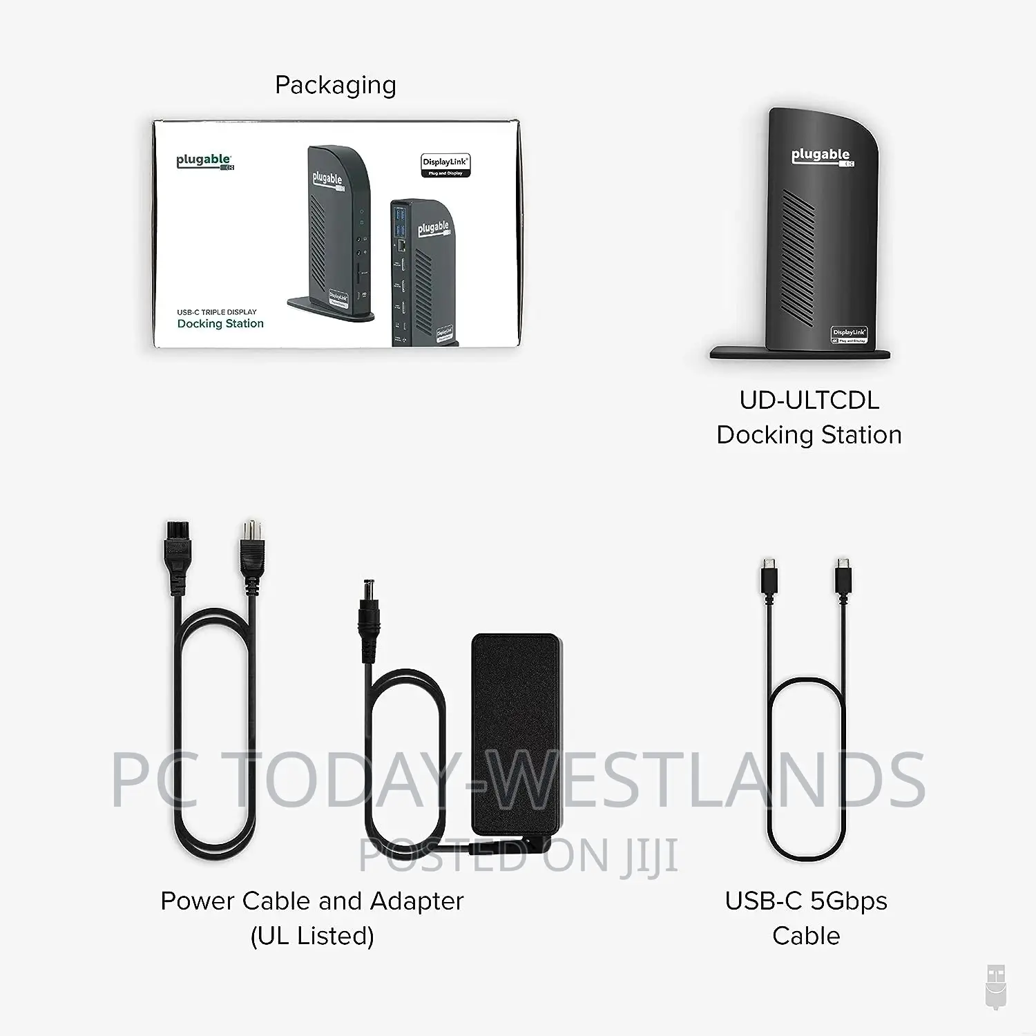 Plugable 13-in-1 USB-C Triple Monitor Docking Station With