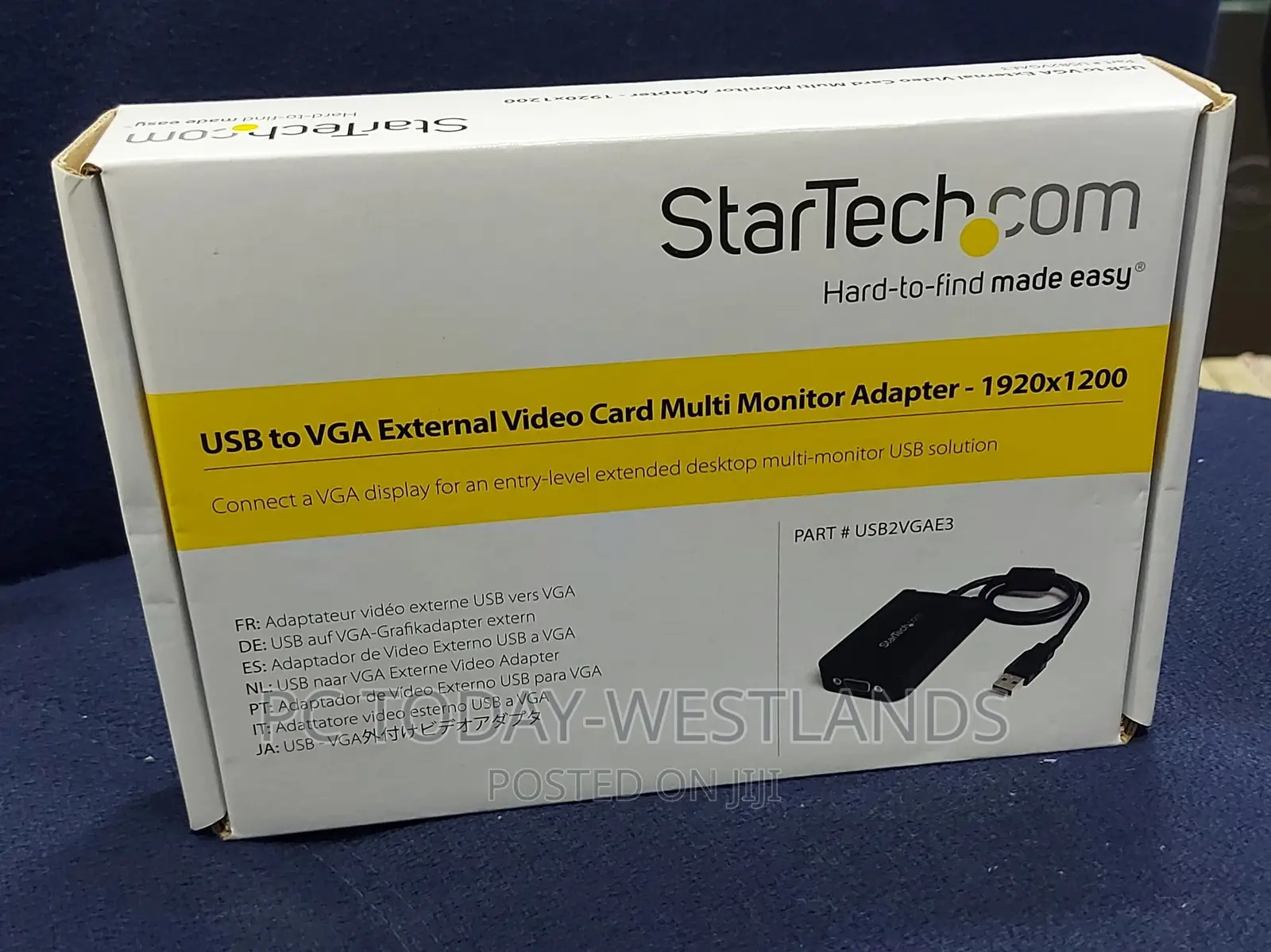 Startech.Com USB to VGA Adapter - 1920x1200 - External Video