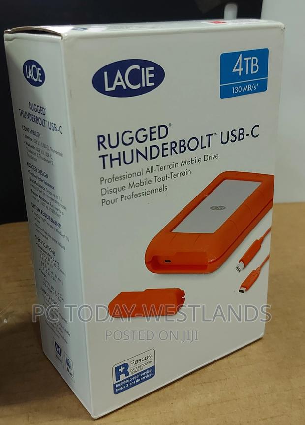 Lacie 4TB Rugged RAID Hard Disk Drive With Thunderbolt 3 - thumbnail 10