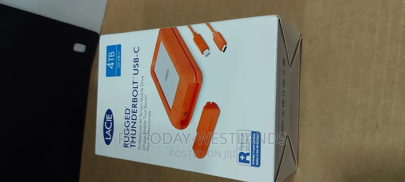 Lacie 4TB Rugged RAID Hard Disk Drive With Thunderbolt 3