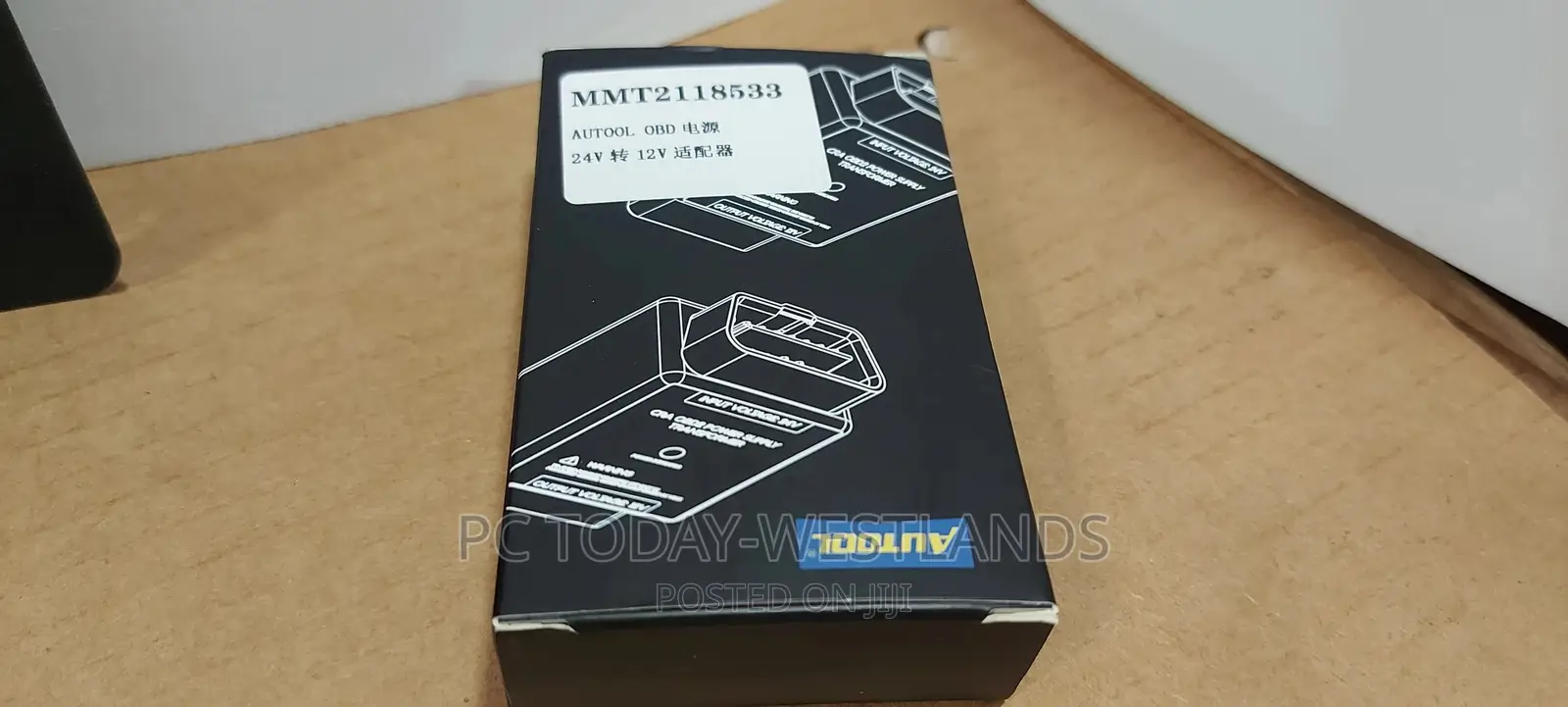 OBD2 24V to 12V Step Down Converter Power Adapter 16pin