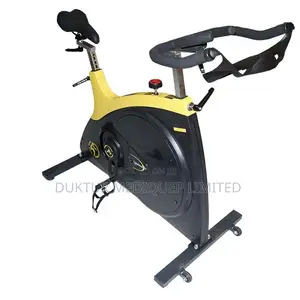 Commercial Lesmill Spinning Bike, Yelow/Black, Belt Driven,