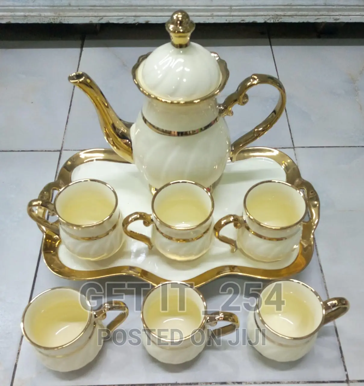 8 in 1 Teaset WHITE, CREAM, G