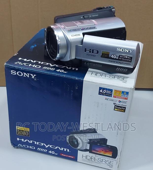 Sony 'Pal' HDR-Sr5 Avc Hd 40gb Hard-Disc Handycam Camcorder 65mins Bat - thumbnail 6