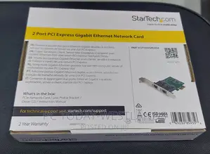 Startech.Com Dual Port Gigabit PCI Express Server Network