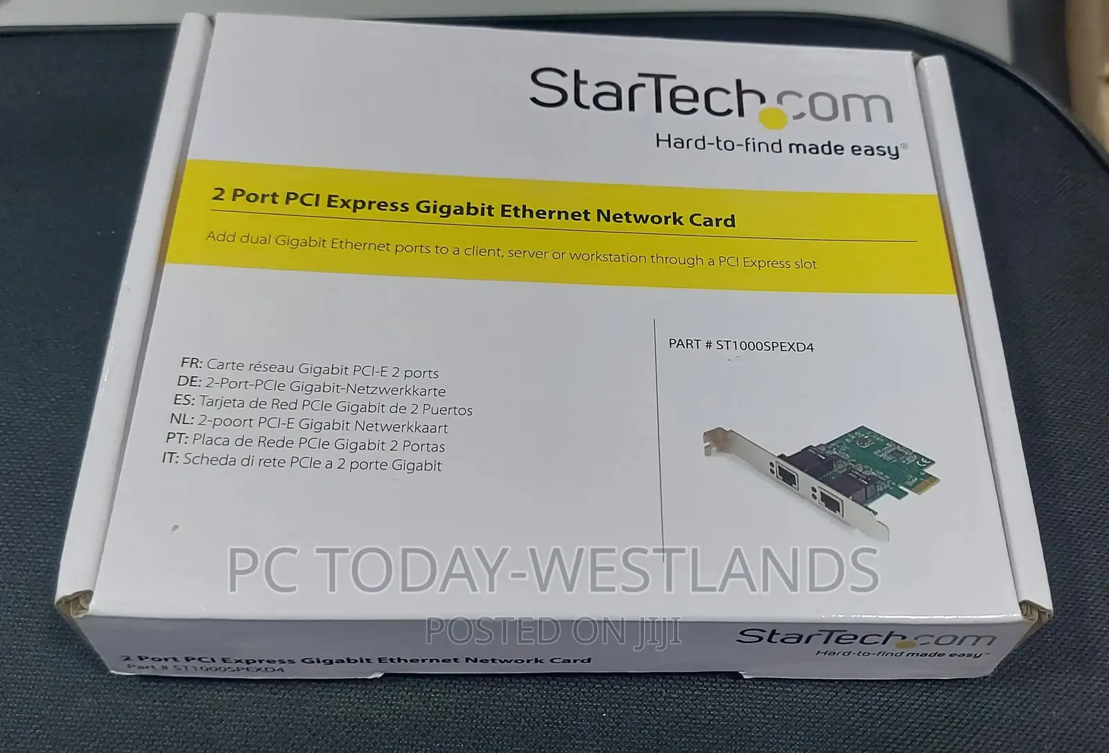 Startech.Com Dual Port Gigabit PCI Express Server Network