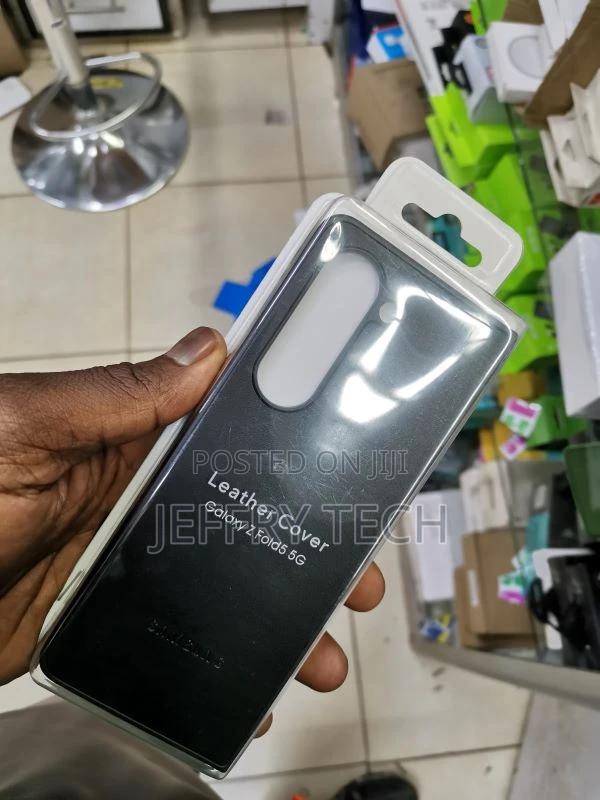 Samsung Galaxy Z Fold 5 Fold5 Luxury Leather Cover Foldable - thumbnail 3