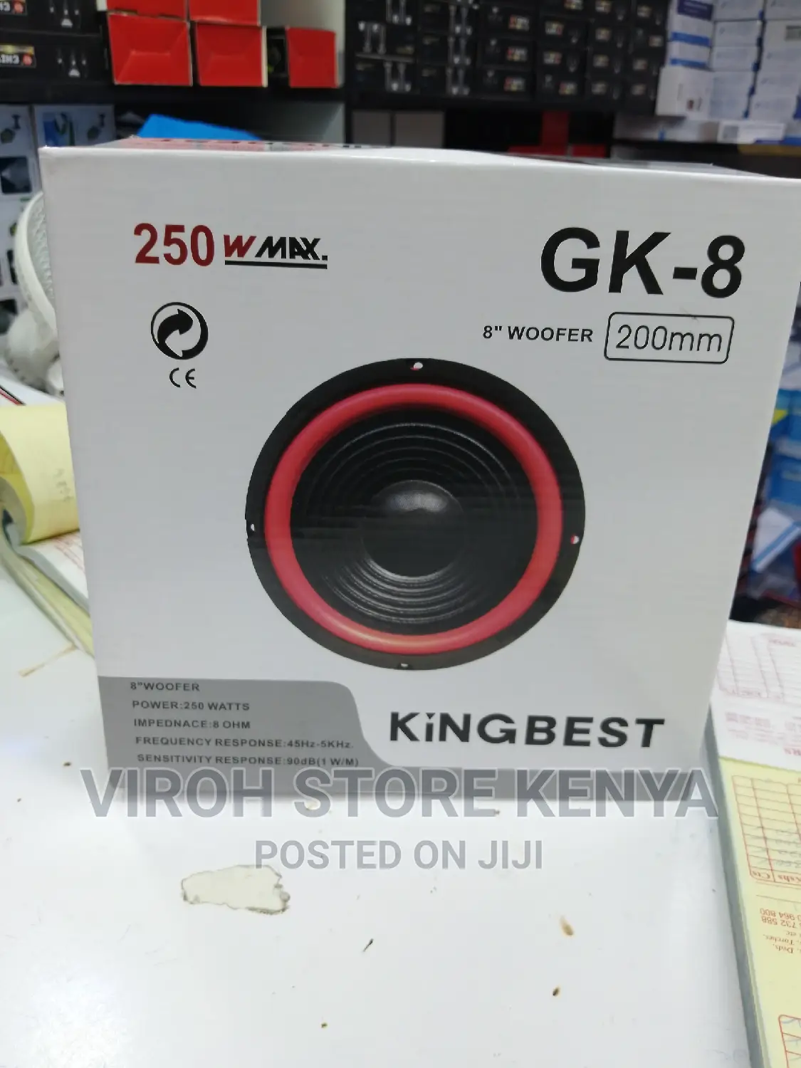 Kingbest Speaker 250watts 8"Mm 8 Ohms Speaker