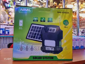 NML 1000A Rechargeable Solar System With FM Radio / BT