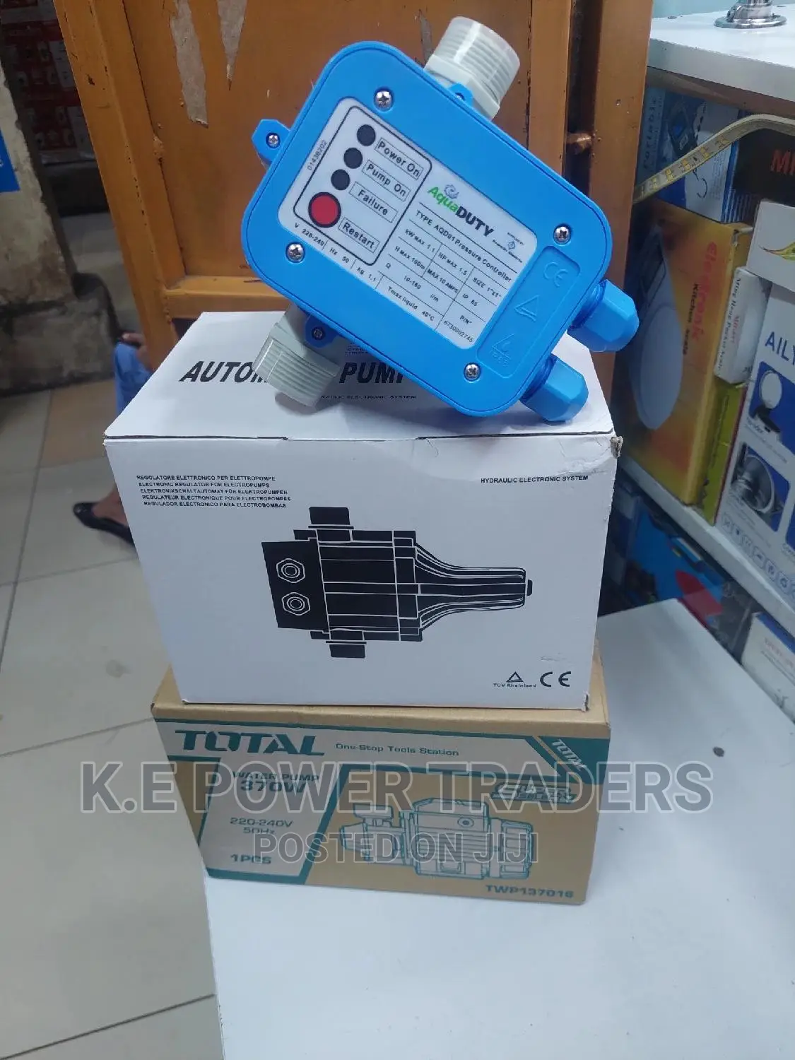 Automatic Pressure Controller With 0.5hp Booster Pump