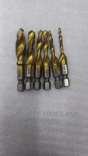 6pc HSS Tap Drill Bits