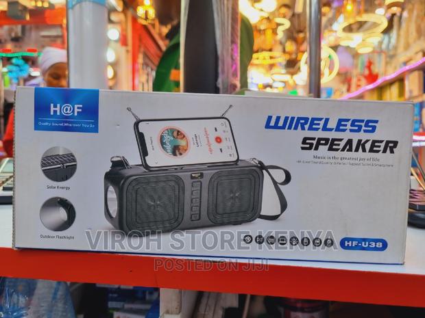 Hf-U38 Rechargeable BT Speaker With Long Range Torch - main view