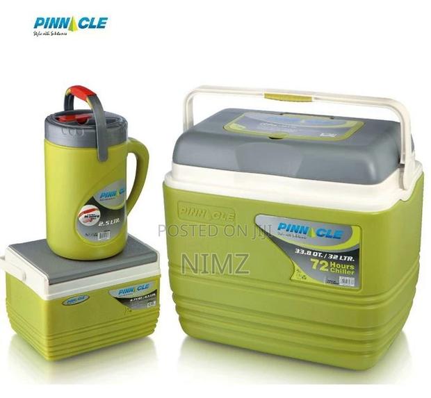 Pinnacle 3 in 1- 32L ,4.5 Lt , 2.5L Thermos Set GREEN