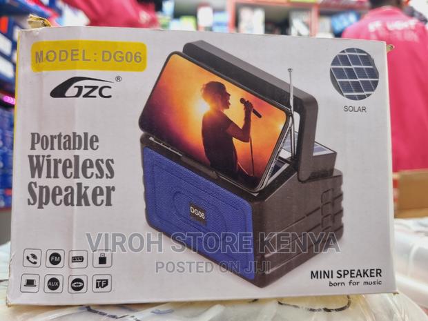 DG06 Portable Wireless Speaker Solar Radio With Solar - main view