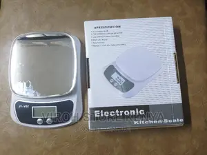 Electronic Kitchen Scale Stainless Steel Top 5kgs Scale