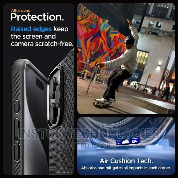 Spigen Liquid Air Armor Case for iPhone 15 Pro Max - thumbnail 2