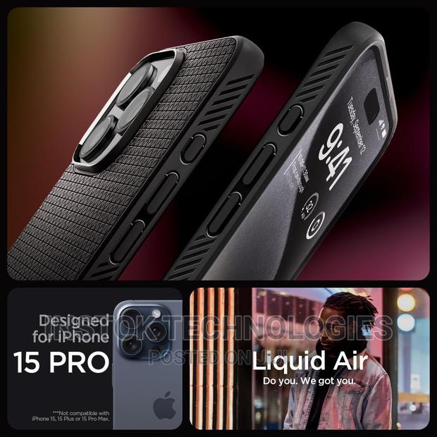 Spigen Liquid Air Armor Case for iPhone 15 Pro Max - thumbnail 5