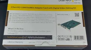 Startech 3 Port PCI 1394b Firewire Adapter Card