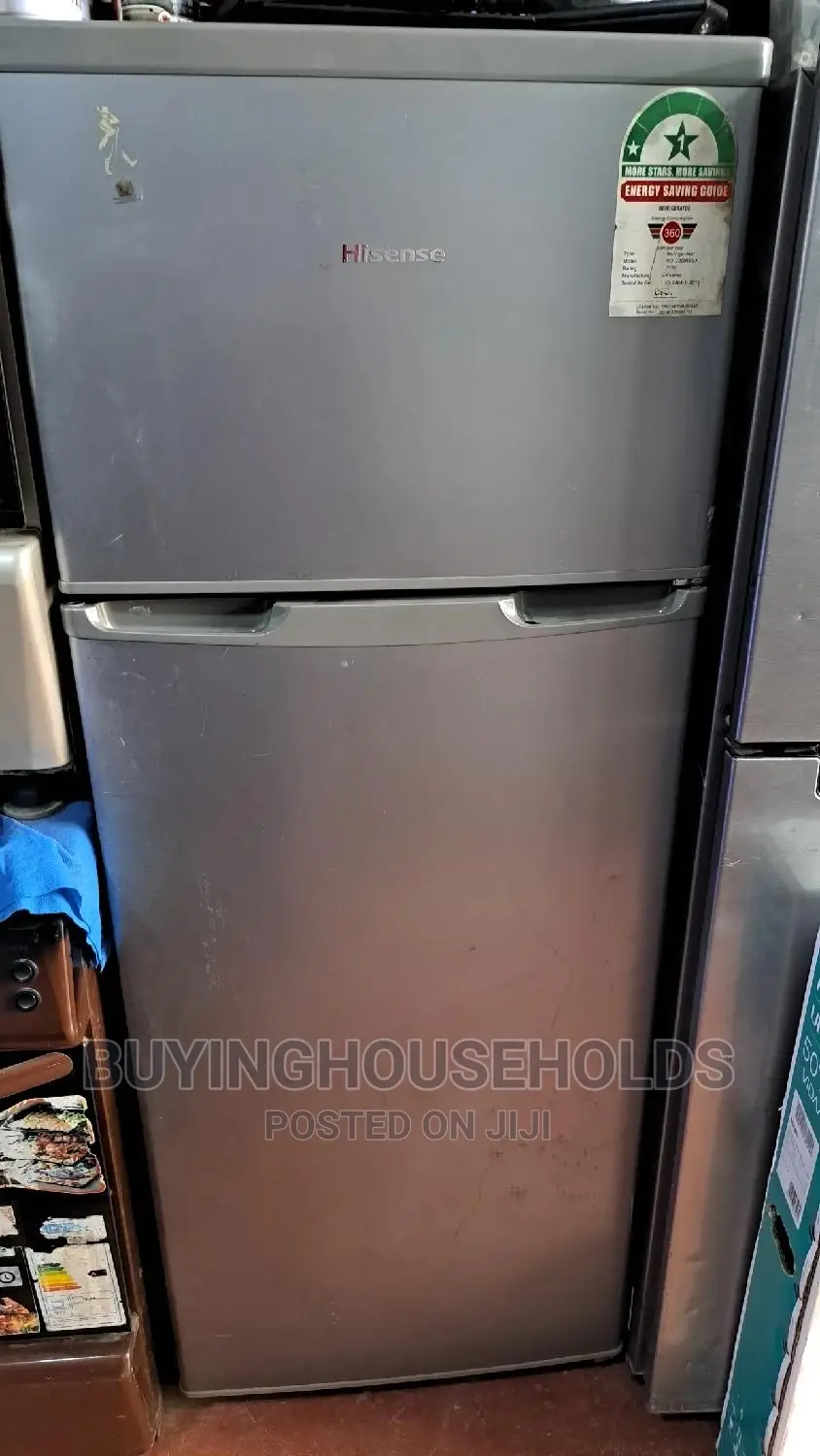 Hisense 215l Two Door Fridge