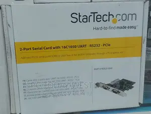 Startech 2-Port Pci Express Serial Card With 16c1050 Uart