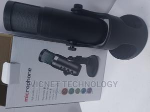 360° High Quality RGB Lighting Podcast Desktop Microphone - thumbnail 2