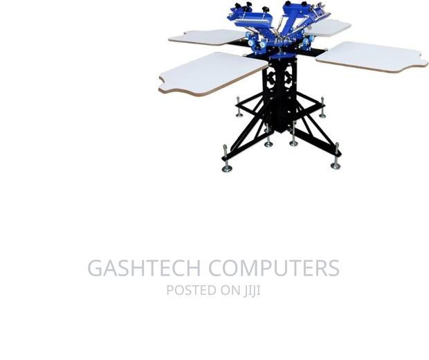 4 Color 4 Station Screen Printer - main view