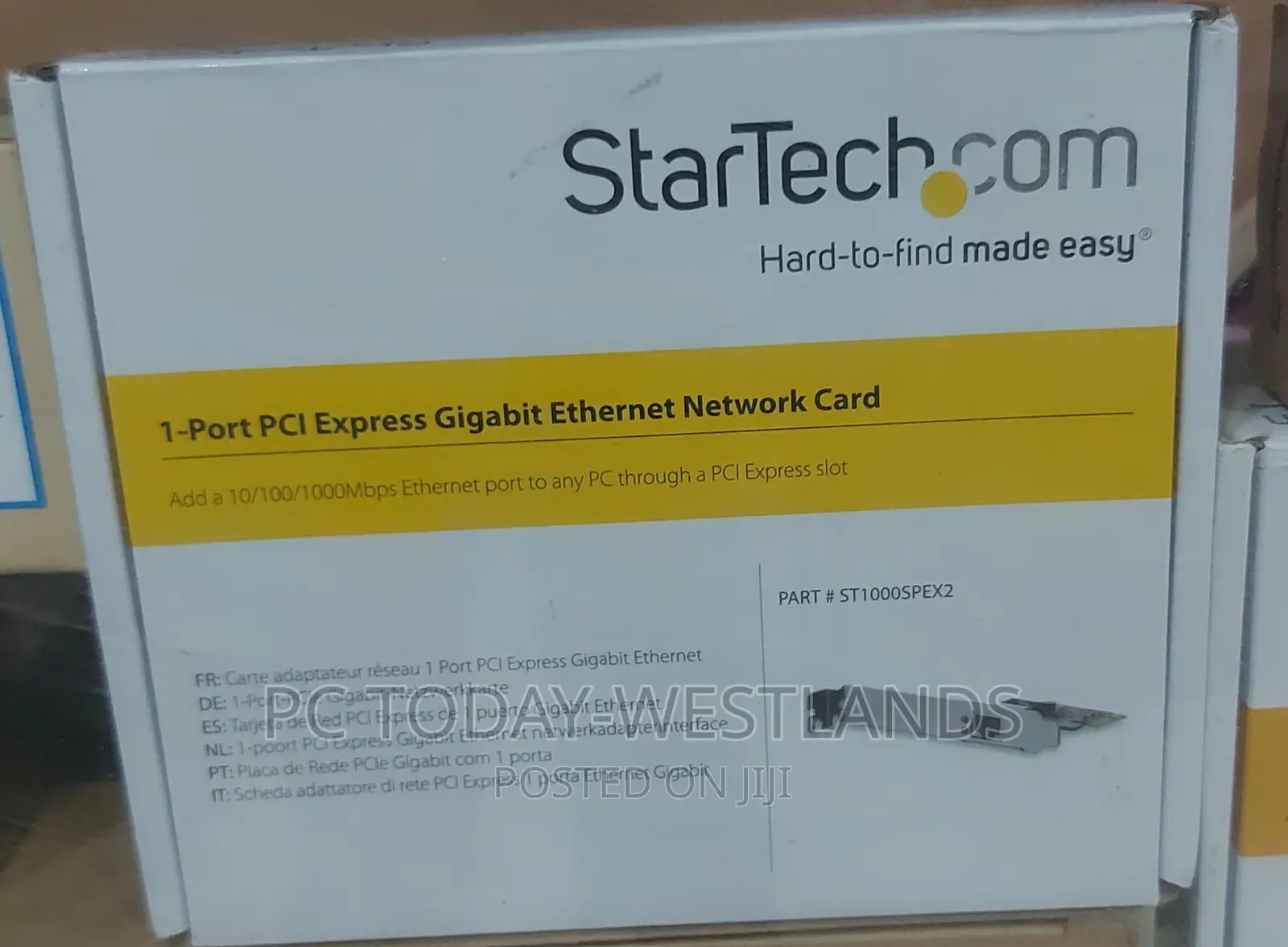 Startech 1-Port Dual Profile Pcie Gigabit Network Server