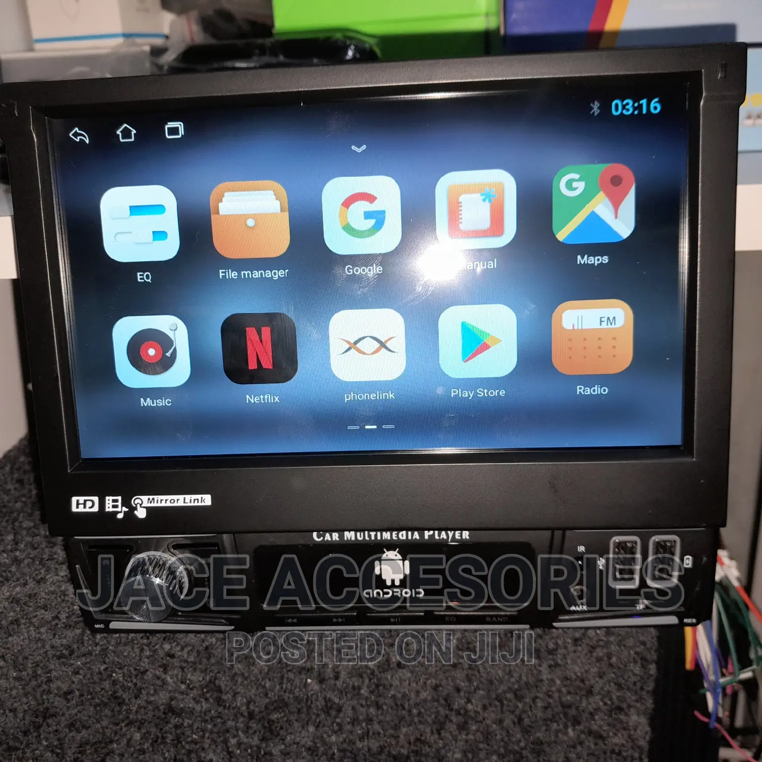 7 Inch Retactractable Car Android Radio