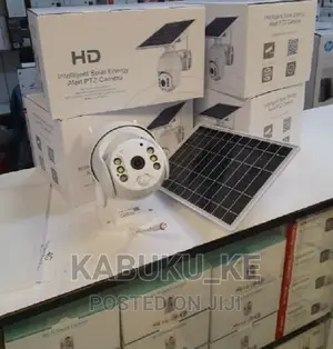4G Solar Camera PTZ 360°-(With Sim Card Memory Slot)