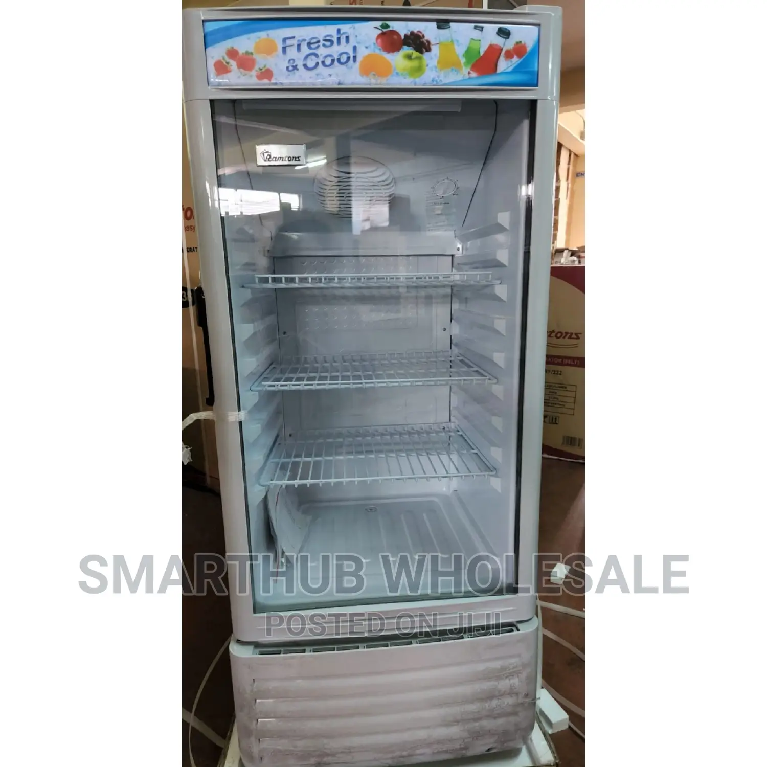*Ramtons 150litres Display Fridge Clear Display