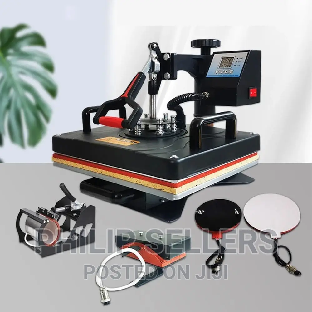 Heat Press Machine 8 in 1 Combo Heat Press Machine Sublimati in Nairobi Central Printing