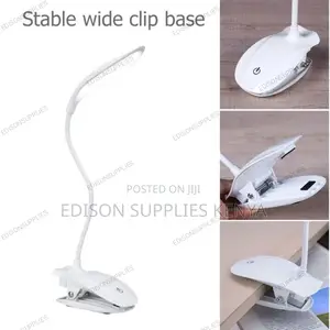 Desk Lamp Rechargeable USB LED Touch Control.With Clip