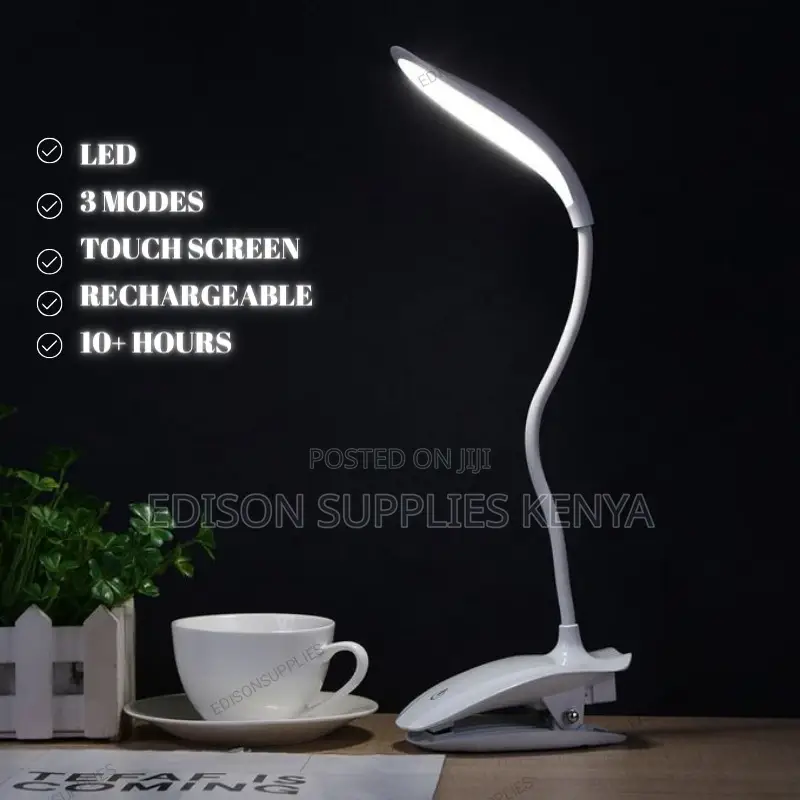 Desk Lamp Rechargeable USB LED Touch Control.With Clip