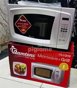 Microwave//Ramtons 20litres Microwave+Grill Silver-Rm/310