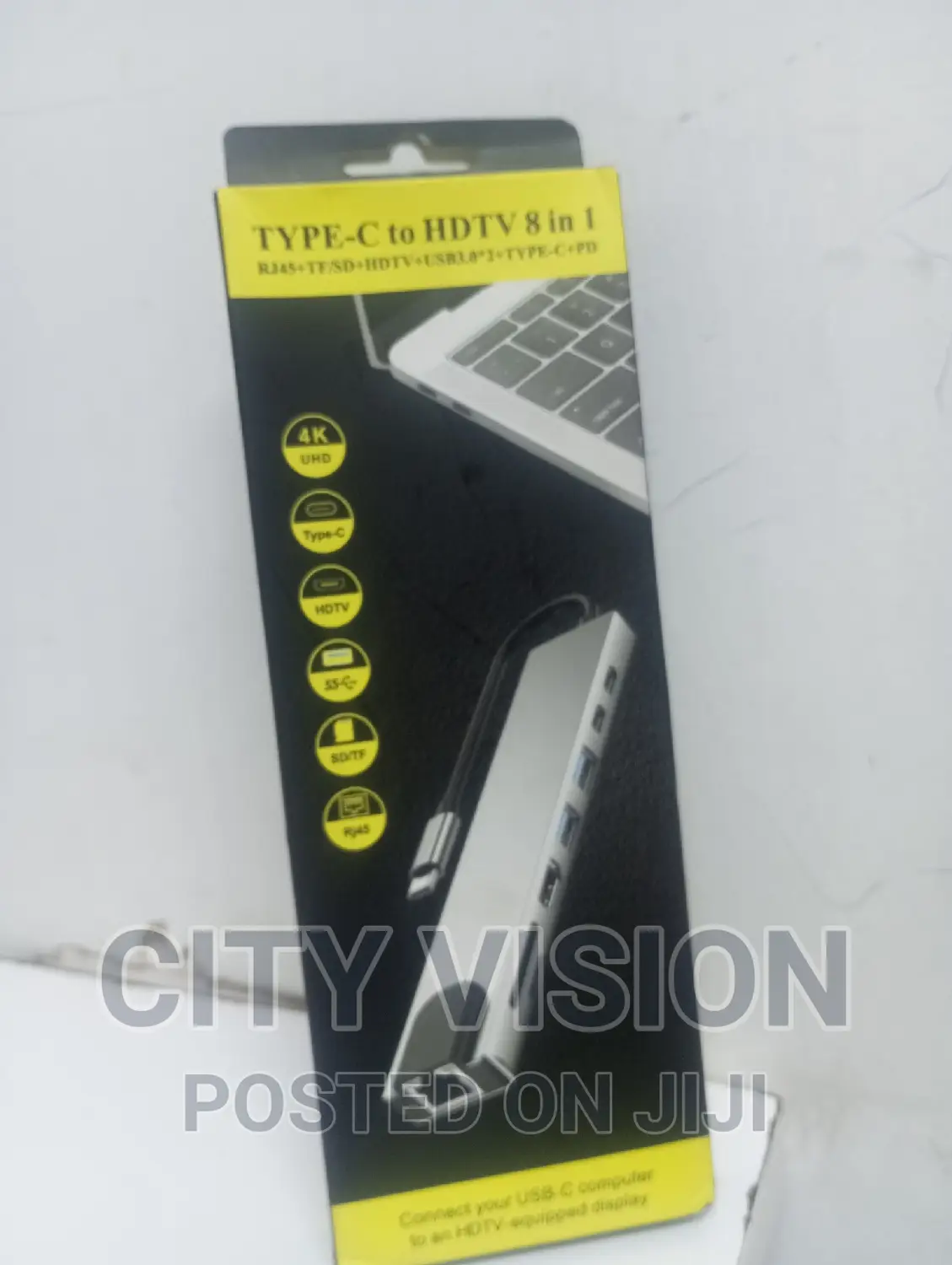 Type C to HDTV 8 in 1 (RJ45 ,TF SD, HDTV, USB PD) Available