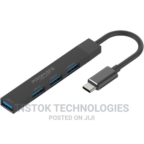Promate Litehub-4 4-in-1 Multi-Port USB-C Data Hub