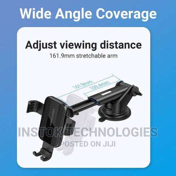 Vention Auto-Clamping Car Phone Mount With Suction Cup - thumbnail 2