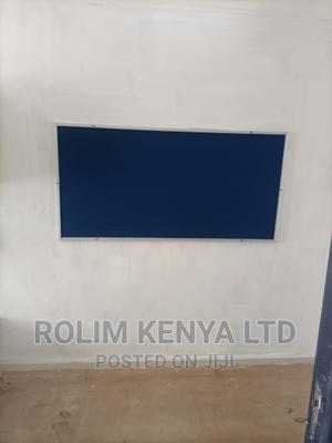 4ftx2ft Blue Noticeboard - main view