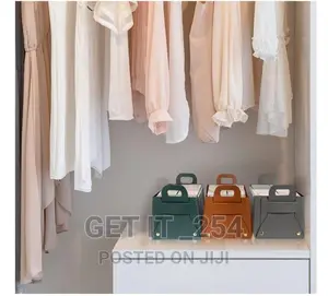Multifunction PU Leather Collapsible Sundries Storage